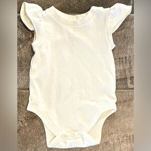 Colored Organics Flutter Sleeve Bodysuit